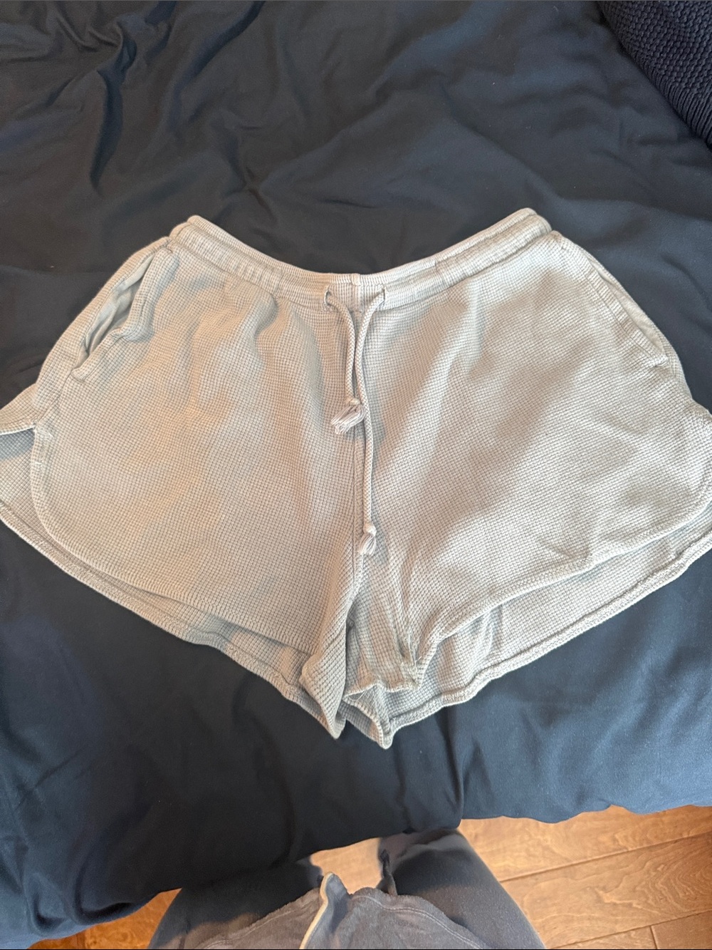 Brandy Melville Light Blue Waffle Knit